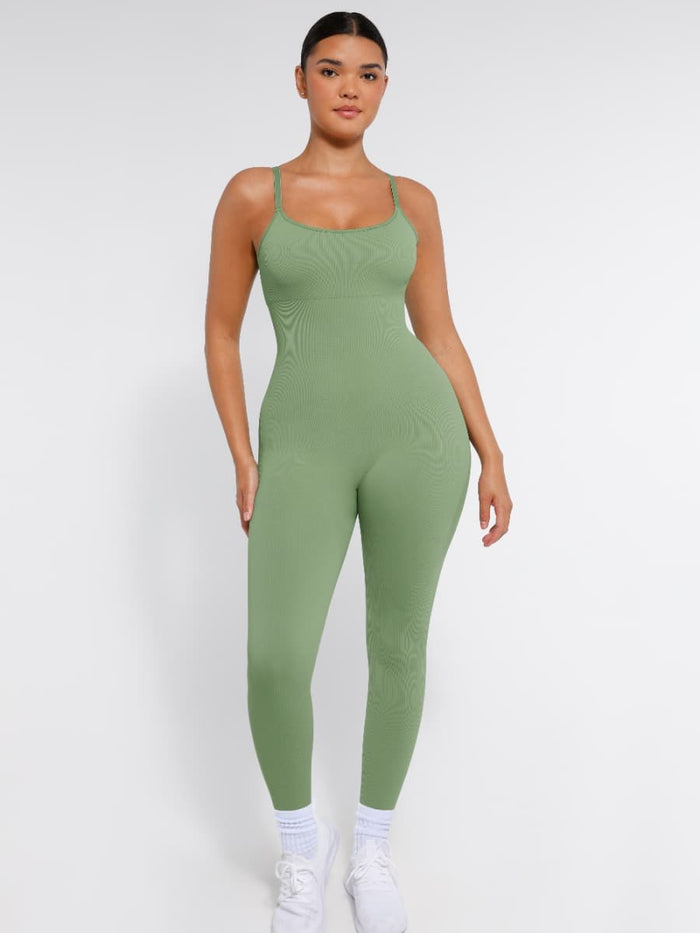 LIYA - Stretchy Tummy Control Jumpsuit