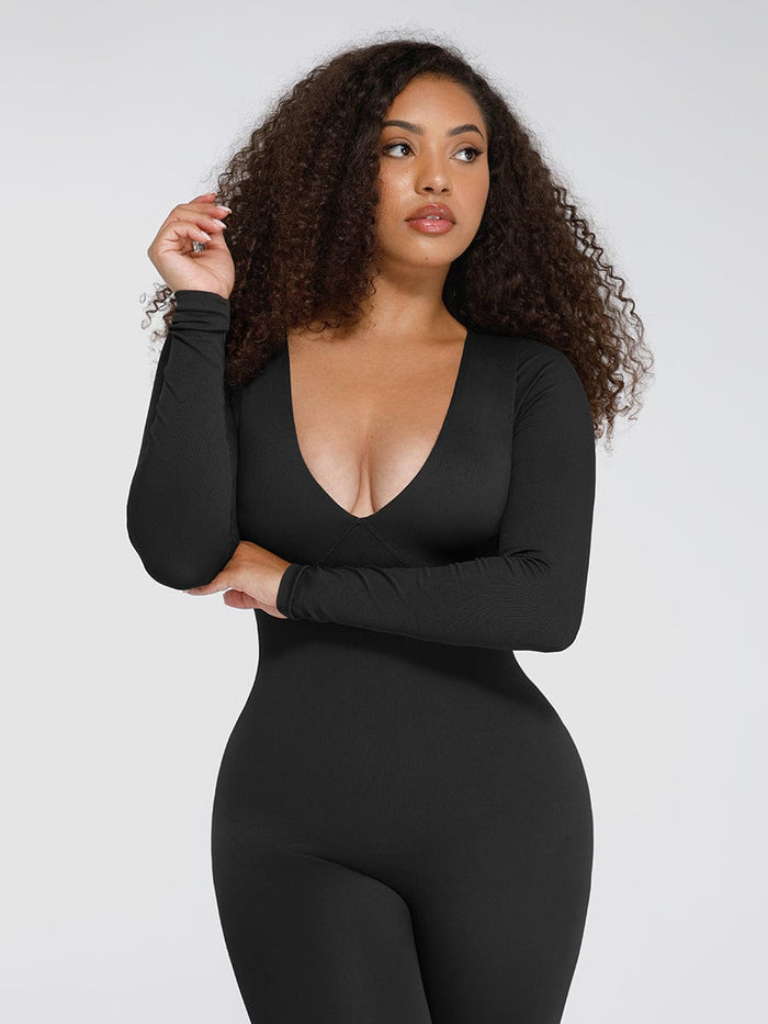 Seamless Waist Cinching Catsuit