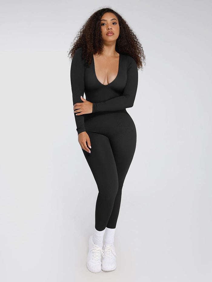 Seamless Waist Cinching Catsuit