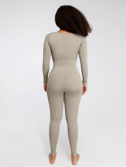 Seamless Waist Cinching Catsuit