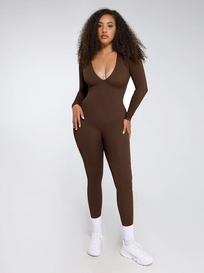 Seamless Waist Cinching Catsuit