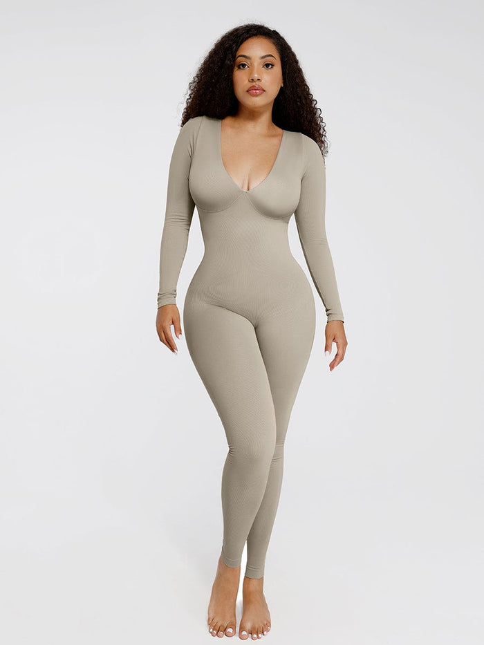 Seamless Waist Cinching Catsuit