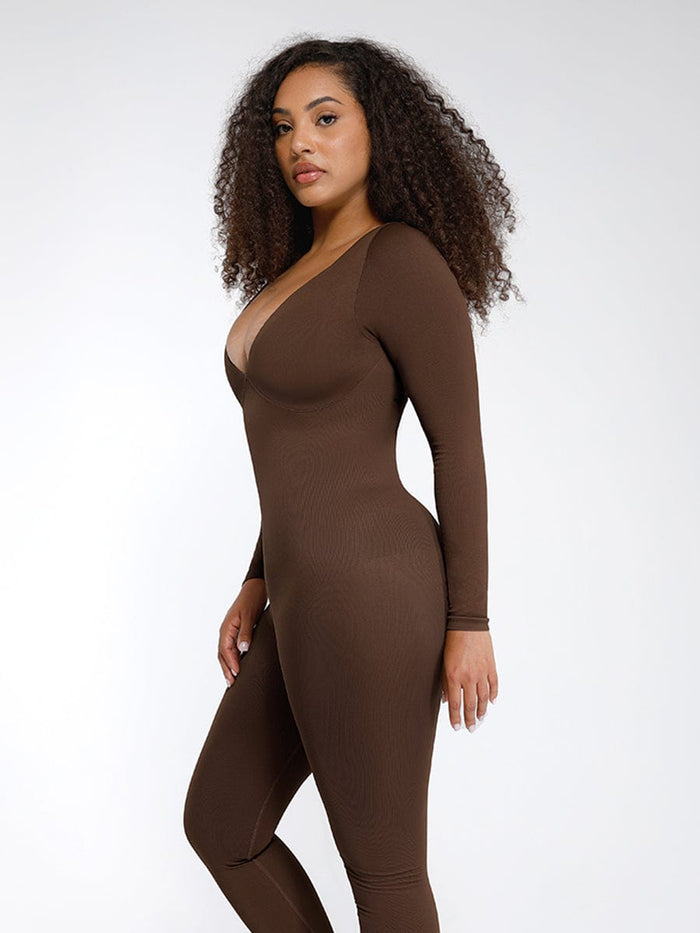 Seamless Waist Cinching Catsuit