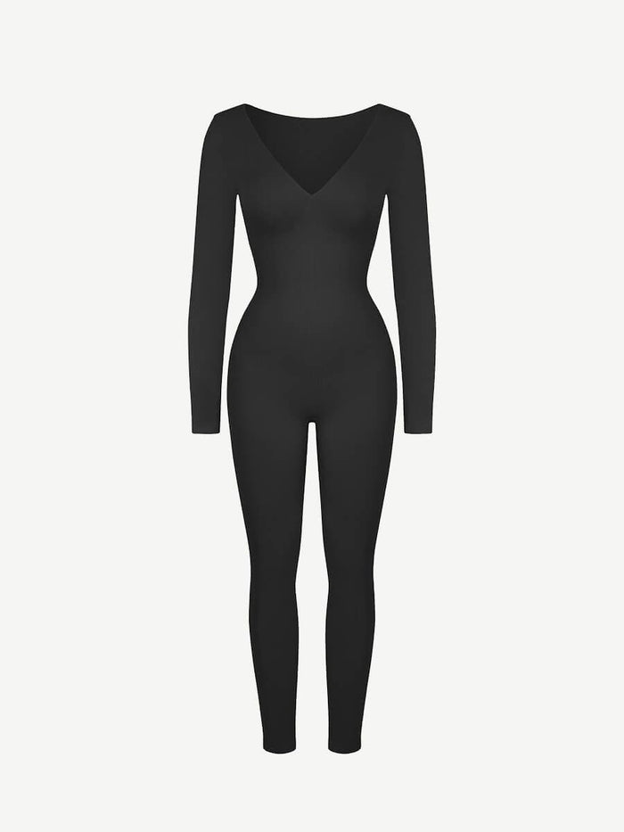 Seamless Waist Cinching Catsuit