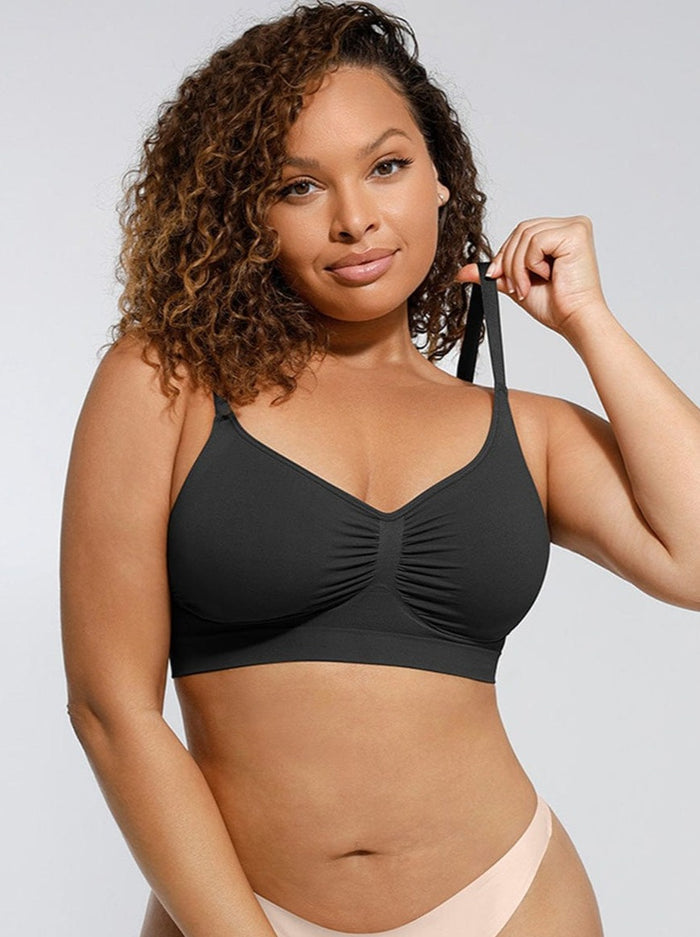 Push Up Sports Bra | LUNA - Supportive Shaping Bra | Shape Gleam

