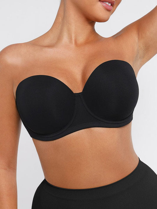 Non-slip Strapless Underwire Bra