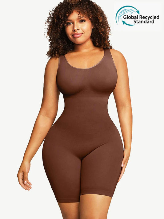 Jumpsuit With Tummy Control | Seamless Jumpsuit Shapewear| Shape Gleam

