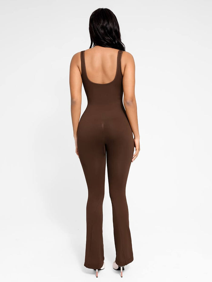 SIANNA - Seamless U-Back Flared Jumpsuit