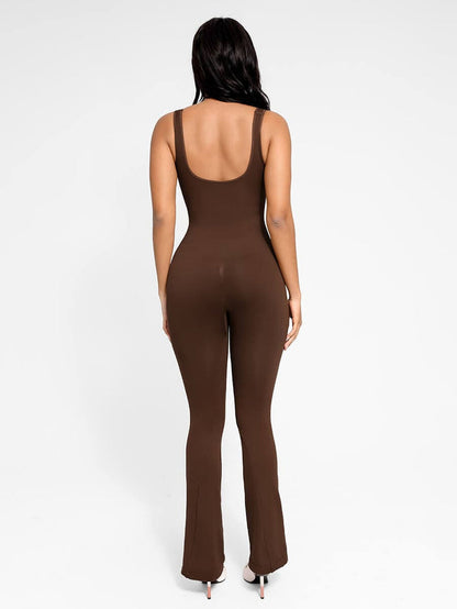 SIANNA - Seamless U-Back Flared Jumpsuit