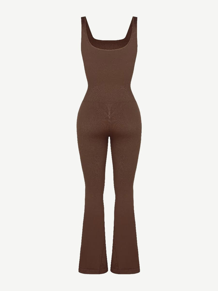 SIANNA - Seamless U-Back Flared Jumpsuit